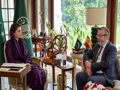 وزیراعلی مریم نواز سے سپین کے سفیر کی ملاقات، سپین وپنجاب میں کاروباری و تجارتی مواقع کا جائزہ لیا