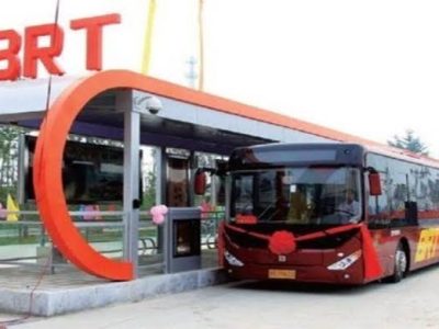 52 new BRT Peshawar buses ready to depart for Pakistan