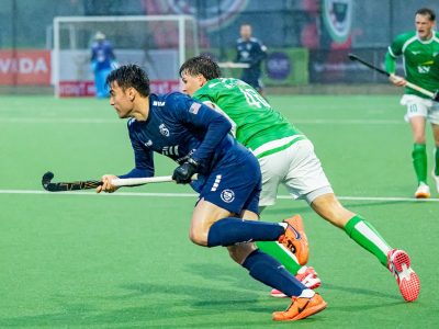 2025-26 FIH Hockey Men's Nations Cup South Africa 
03 Ireland v United States (Pool B)
Picture: Kei Kaeppeler Player of Untied States battles for the ball 
COPYRIGHT WORLDSPORTPICS / Christiaan Kotze
No archive allowed