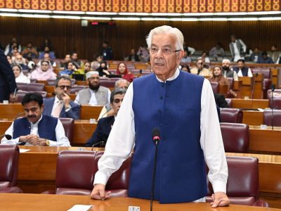 موسمیاتی تغیر ،دریائے چناب، راوی اور توی میں پانی کی کمی کی وجہ سے نہروں میں بھی پانی کم ہے، خواجہ محمد آصف
