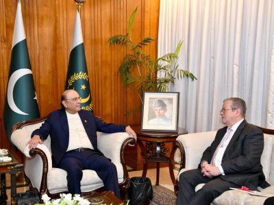 صدرمملکت سے فرانسیسی سفیر نکولس گیلے کی الوداعی ملاقات، پاکستان فرانس کے ساتھ دیرینہ دوستی کو بہت اہمیت دیتا ہے، آصف علی زرداری