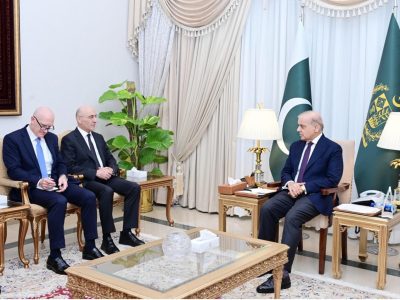 وزیراعظم شہباز شریف سے لبنانی وزیر داخلہ و بلدیات احمد الحجار کی ملاقات، دونوں ممالک کے درمیان دیرینہ برادرانہ تعلقات کی اہمیت پر زور
