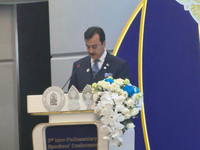 چیئرمین سینیٹ سید یوسف رضا گیلانی کا مضبوط پارلیمانی سفارت کاری، بین الاقوامی قانون کے یکساں اطلاق اور تنازعات کے پرامن حل پر زور