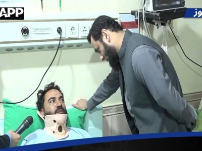 وفاقی وزیر اطلاعات عطاء اللہ تارڑ کا سی ایم ایچ کوہاٹ کا دورہ، کوہاٹ واقعہ کے زخمیوں کی عیادت کی