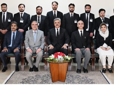 خیبرپختونخوا کے جوڈیشل وفد کا سپریم کورٹ پبلک فسیلیٹیشن سینٹر کا دورہ، ماڈل کے نفاذ میں دلچسپی