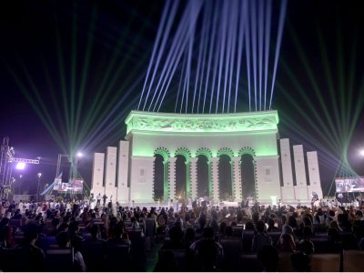 معرکہ حق میں عظیم کامیابی کی علامت ’’یادگار فتح‘‘ کی عوامی تقریب رونمائی ، یادگار پر دلکش پروجیکشن میپنگ،عوام کی بھرپور شرکت