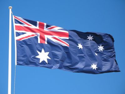 Australianflagatnewport