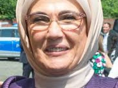 Emine Erdogan wife of Turkish President Recep Tayyip Erdogan
