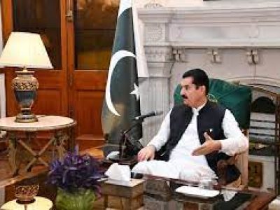 گورنر خیبرپختونخوا سے پاکستان پیپلزپارٹی امریکہ کے ڈپٹی جنرل سیکرٹری فراز خان کی ملاقات