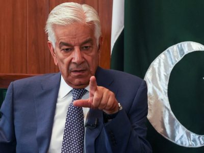 Defense Minister Khawaja Muhammad Asif