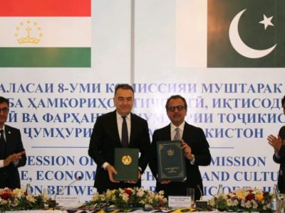Pakistan and Tajikistan