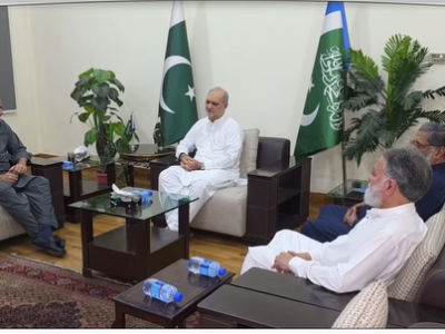 وفاقی وزیر داخلہ محسن نقوی کی پیر کے روز یہاں منصورہ آمد،امیر جماعت اسلامی حافظ نعیم الرحمان سے ملاقات کی ۔