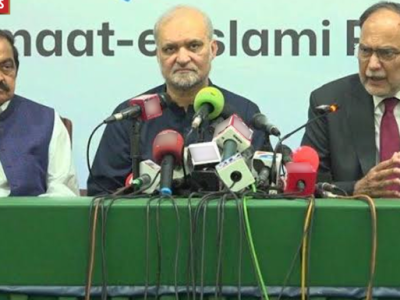 حکومت جماعت اسلامی کی تجاویز سننے کو تیار ہے،جلد اس پرمذاکرات کا آغاز کیا جائے گا،وفاقی وزراء کی حافظ نعیم الرحمن کے ہمراہ پریس کانفرنس