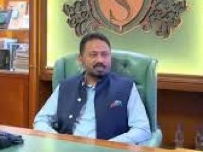 Secretary Governor House Safdar Hussain Rizvi's farewell meeting with Governor Sindh1