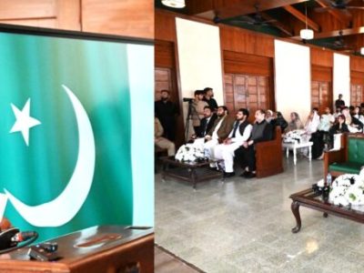 گورنر سندھ کا این جے وی اسکول کا دورہ