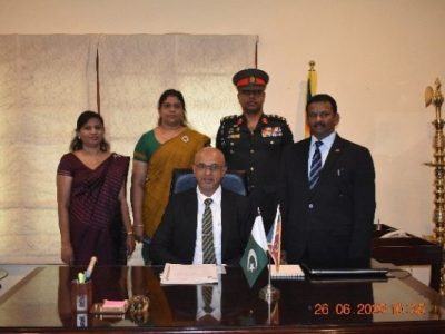 Sri Lankan High Commissioner Rear Admiral (Rtd) Fred Senaviratne meets Vice Chancellor of Quaid-e-Azam University