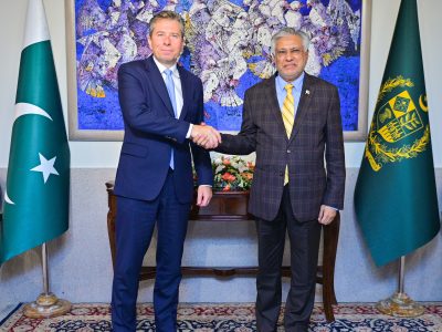 Ishaq Dar, Tom Fletcher,