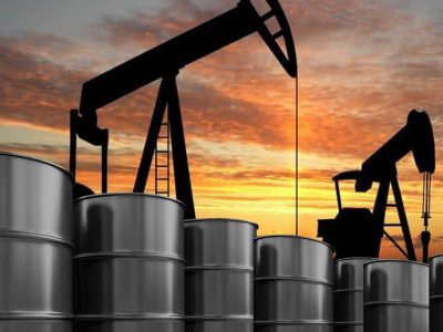 Silhouette three oil pumps