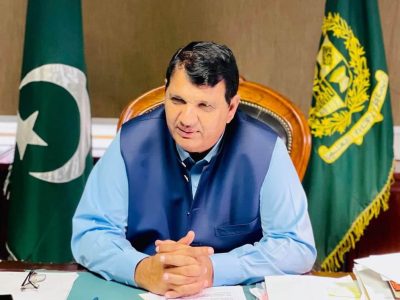 وفاقی وزیر انجینئر امیر مقام کی نو منتخب وزیراعظم آزاد کشمیر بیرسٹر افتخار گیلانی کو مبارکباد