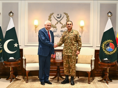 فیلڈ مارشل سید عاصم منیر سے روسی وزیر داخلہ کی جی ایچ کیو میں ملاقات، دوطرفہ سکیورٹی تعاون کے فروغ پر تبادلہ خیال