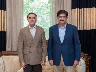 پاکستان پیپلزپارٹی کے چیئرمین بلاول بھٹو زرداری سے سندھ کے وزیراعلی سید مراد علی شاہ کی ملاقات