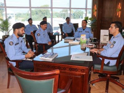 آئی جی اسلام آباد سے ڈی ایس پی سی آئی اے اور ان کی ٹیم کی ملاقات