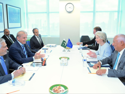 وزیراعظم شہباز شریف کی یورپی کونسل اور یورپی کمیشن کے صدور سے ملاقات،وسیع البنیاد شراکت داری کو مزید مستحکم کرنے کے عزم کا اظہار