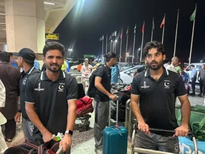 ورلڈ کپ میں شرکت کے لیے قومی ہاکی ٹیم روانہ