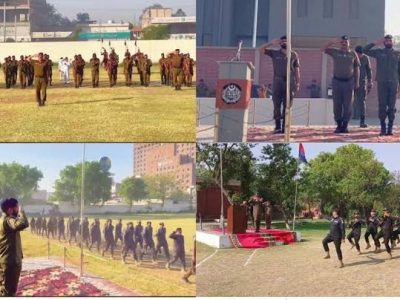 لاہور سمیت پنجاب بھر میں پولیس ہفتہ وار جنرل پریڈ کا انعقاد