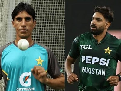 Akif Javed and Haris Rauf