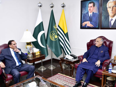 صدر آزاد کشمیر ڈاکٹر محمد نجیب خان سے سابق صدر سردار مسعود خان و دیگر کی ملاقاتیں، منصب سنبھالنے پر مبارک باد دی