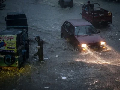 heavy rain