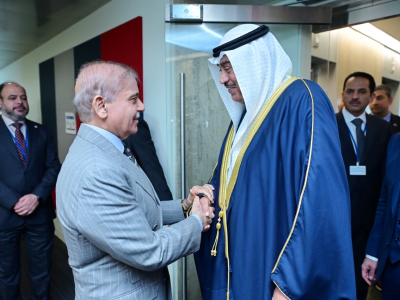 وزیراعظم شہباز شریف کی کویت کے ولی عہد شیخ صباح خالد الحمد الصباح سے ملاقات