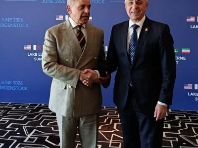 وزیراعظم شہباز شریف سےسوئٹزرلینڈ کے نائب صدر اور وزیر خارجہ کی ملاقات،ایران امریکہ مذاکراتی عمل میں پاکستان کے موثرثالثی کردار کو سراہا