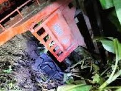 Two killed as truck falls