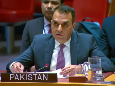 پاکستان کی غیرملکی قبضوں کی مذمت، کشمیر اور فلسطین کے حق خودارادیت پر اقوام متحدہ سے عملی اقدام کا مطالبہ
