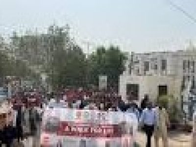 لاڑکانہ میں ٹراما آگاہی واک کا انعقاد