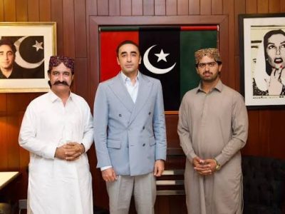 بلاول بھٹو زرداری سے شہریار خان شر اور جہانگیر خان شر کی ملاقات