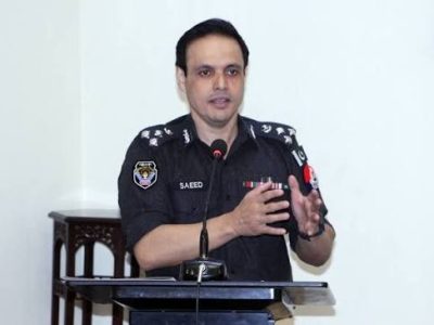 سی سی پی او پشاور ڈاکٹر میاں سعید احمد