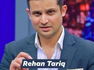 صحافی و اینکر پرسن ریحان طارق