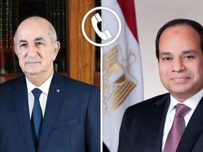 الجزائر اور مصر کے صدور کاٹیلی فونک رابطہ ، علاقائی تنازعات کے پُرامن حل پر زور