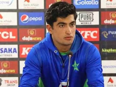 پاکستانی فاسٹ بولر نسیم شاہ نے کہا ہے