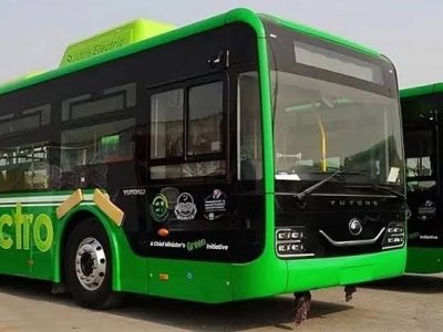 چنیوٹ میں گرین الیکٹرک بس سروس