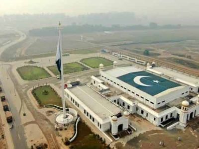 کرتارپور راہداری پر مذہبی رسومات کی ادائیگی
